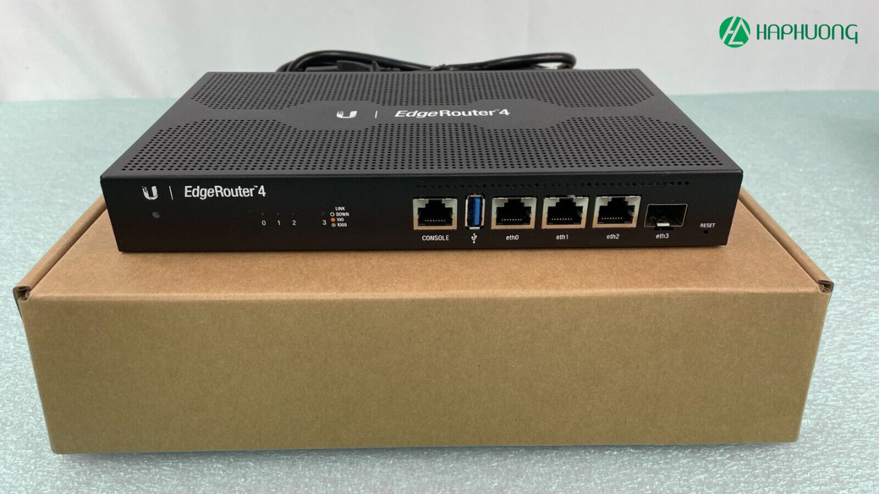 Router Ubiquiti EdgeRouter 4 (ER-4) - 500 Users | Hà Phương