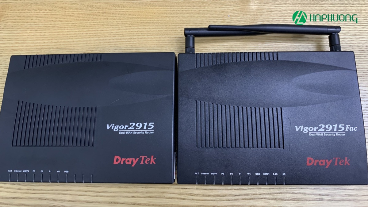 Vigor2915 là dòng thiết bị Router cho gia đình phổ biến của DrayTek