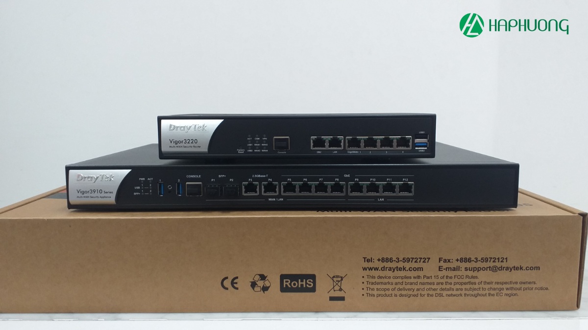 Vigor3910 là một dòng router mạnh mẽ đáp ứng nhu cầu băng thông cao cho các hệ thống mạng