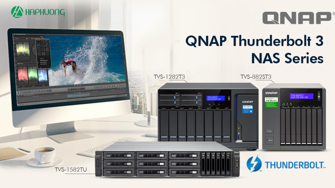 Một số sản phẩm thiết bị NAS QNAP phù hợp dành cho doanh nghiệp