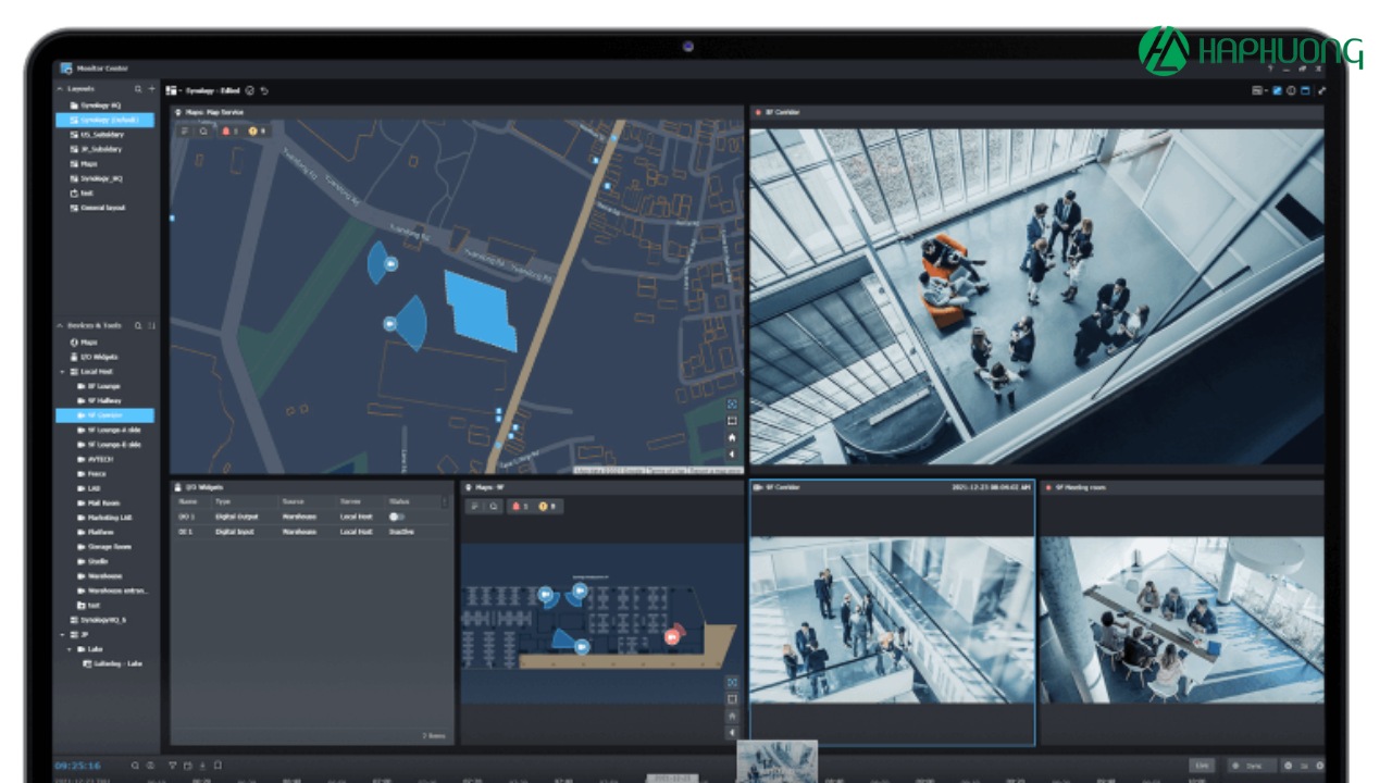 Surveillance Station là hệ thống quản lý video tích hợp của Synology