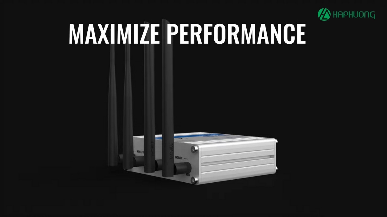 Router công nghiệp sử dụng mạng di động 3G/4G để kết nối với Internet và dùng sóng wifi kết nối với client