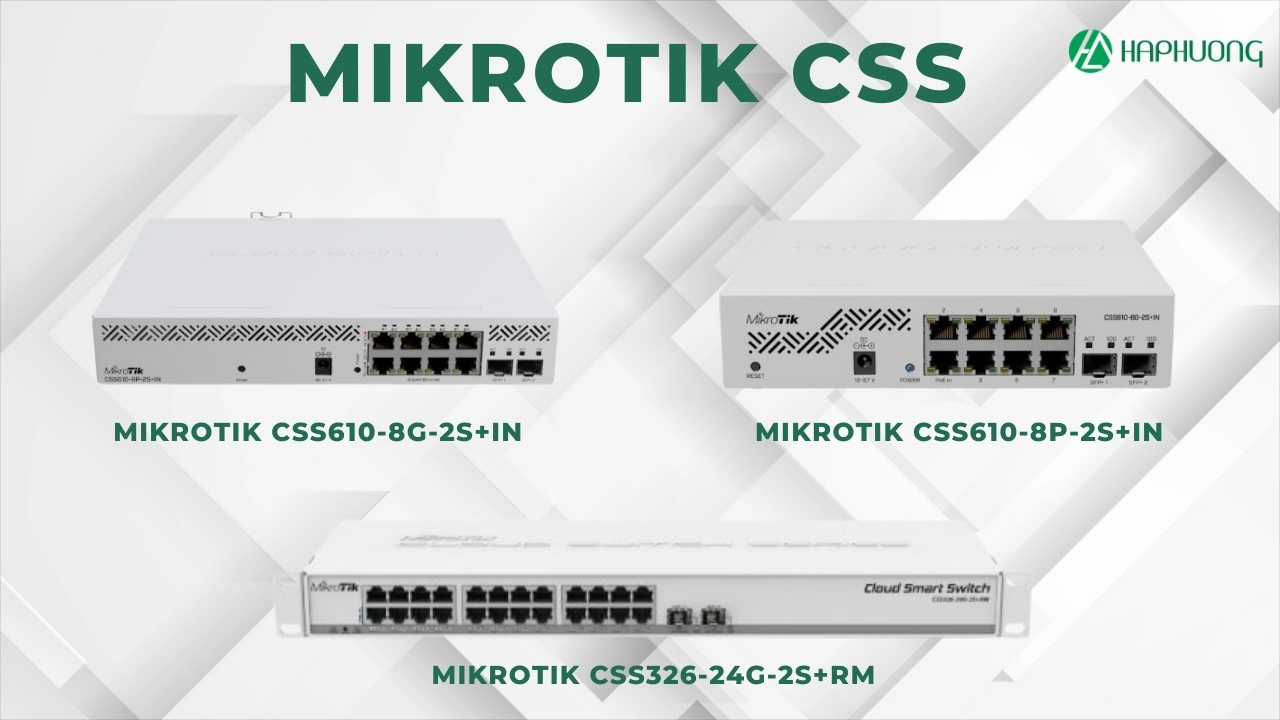 Các sản phẩm Switch MikroTik dòng CSS