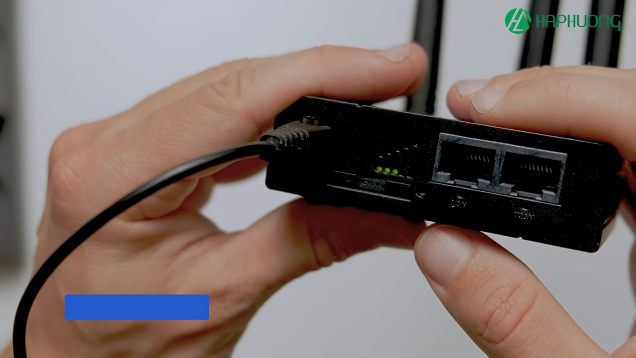 RUT260 sử dụng cổng LAN cho phép kết nối liền mạch với tất cả các loại camera quan sát
