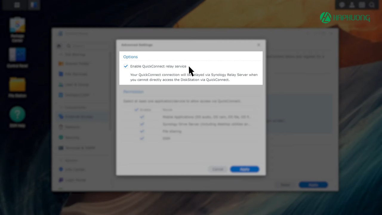 Giới thiệu ứng dụng QuickConnect trên NAS Synology | Hà Phương