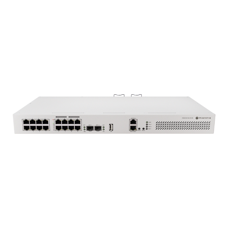 Bộ chuyển mạch Switch MikroTik CRS418-8P-8G-2S+RM